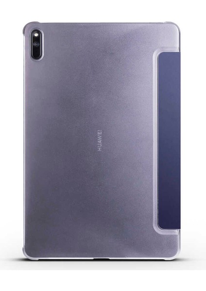 Huawei Matepad 11 (2021) Kılıf Arkası Silikon Pu Deri 360 Koruma (Sc.)