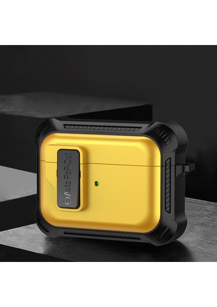Apple Pods Pro Bluetooth Kulaklık Önleme Önleyici Kapak Tpu+Pc Koruyucu Kılıfı Baskın Toka ile (Yurt Dışından) fiyatları