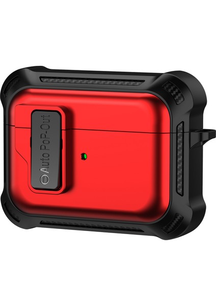 Apple Pods Pro Bluetooth Kulaklık Önleme Önleyici Kapak Tpu+Pc Koruyucu Kılıfı Baskın Toka ile (Yurt Dışından)