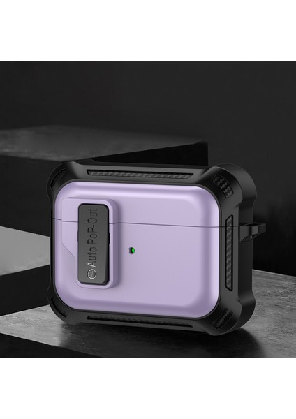 Apple Pods Pro Bluetooth Kulaklık Önleme Önleyici Kapak Tpu+Pc Koruyucu Kılıfı Baskın Toka ile (Yurt Dışından) indirimleri
