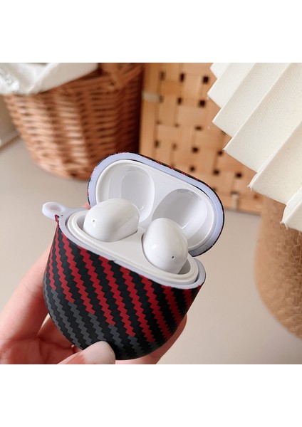 Xiaomi Redmi Buds 4 Pc Şok Geçirmez Kılıf Karbon Fiber Doku Kulaklık Koruyucusu (Yurt Dışından) fiyatları
