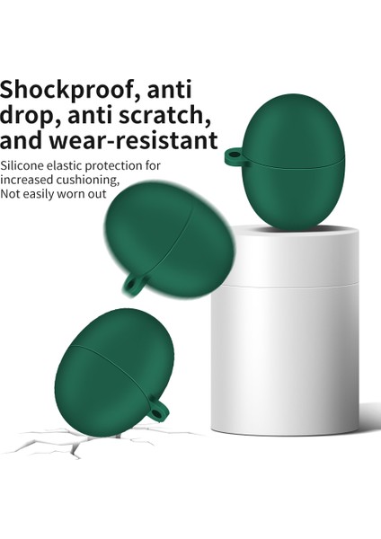 Huawei Freebuds Silikon Kılıf 5 Koruyucu Kapak Anti-Fall Bluetooth Kulaklık Koruyucusu Kanca ile (Yurt Dışından)