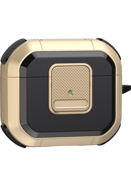 Apple Pods Için Koruyucu Kılıf 3 Vaka Tws Kulakbuds Tpu Pc Kapağı Kilitli Carabiner (Yurt Dışından)