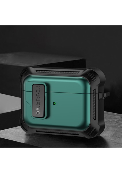 Apple Pods Pro Bluetooth Kulaklık Önleme Önleyici Kapak Tpu+Pc Koruyucu Kılıfı Baskın Toka ile (Yurt Dışından) indirimleri