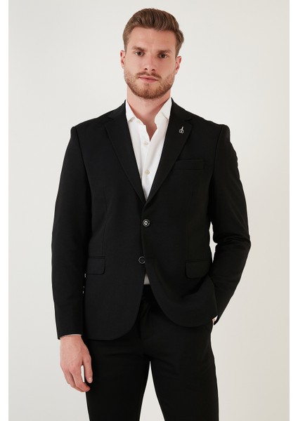 Regular Fit 6 Drop Çift Yırtmaçlı Blazer Ceket Erkek Ceket Baselna