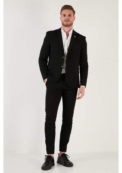 Regular Fit 6 Drop Çift Yırtmaçlı Blazer Ceket Erkek Ceket Baselna