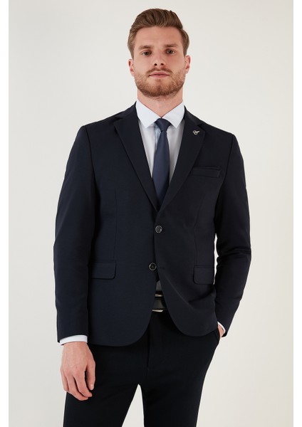 Regular Fit 6 Drop Çift Yırtmaçlı Blazer Ceket Erkek Ceket Baselna