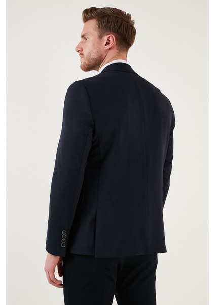 Regular Fit 6 Drop Çift Yırtmaçlı Blazer Ceket Erkek Ceket Baselna