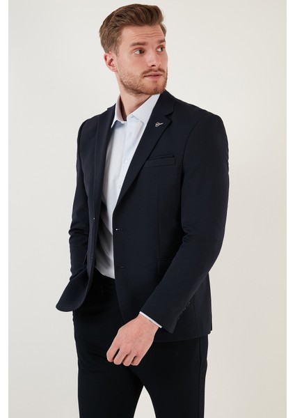 Regular Fit 6 Drop Çift Yırtmaçlı Blazer Ceket Erkek Ceket Baselna