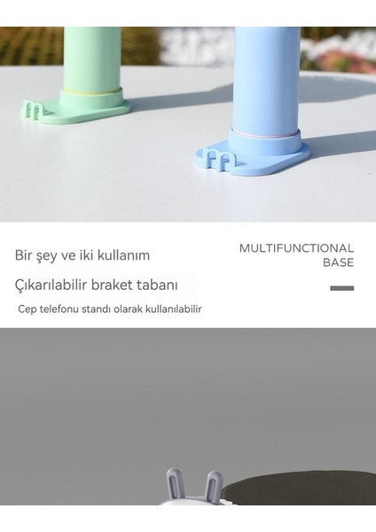 USB Mini El Fanı - Mavi (Yurt Dışından)