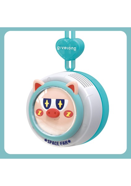 USB Mini El Fanı - Mavi (Yurt Dışından)