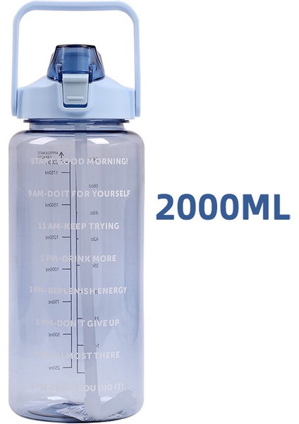 2000ML Taşınabilir Su Matarası - Pembe (Yurt Dışından)