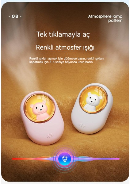 USB Mini El Fanı - Pembe (Yurt Dışından)