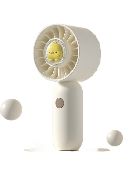 USB Mini El Fanı - Beyaz (Yurt Dışından)