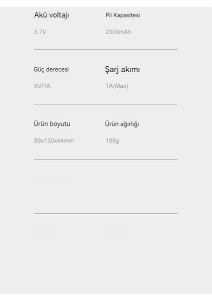 USB Mini El Fanı - Mavi (Yurt Dışından) indirimleri