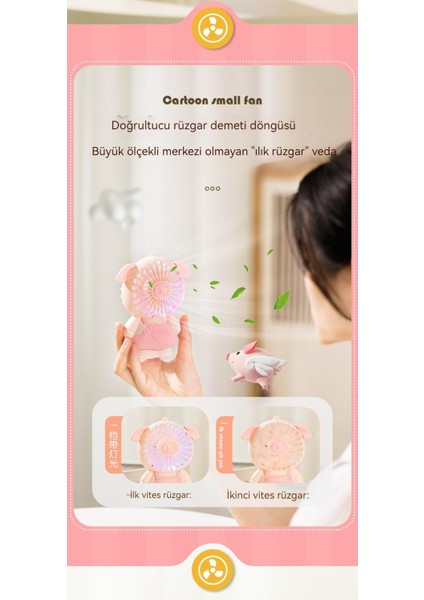 USB Mini El Fanı - Yeşil (Yurt Dışından) fiyatları