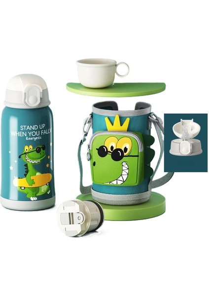 550ML Taşınabilir Su Matarası - Yeşil (Yurt Dışından)