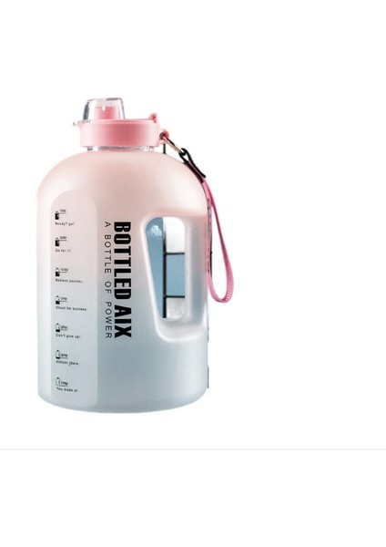 2200ML Taşınabilir Su Matarası - Pembe (Yurt Dışından)