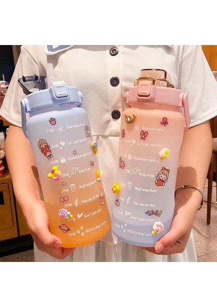200ML Taşınabilir Su Matarası - Pembe (Yurt Dışından) fırsatları