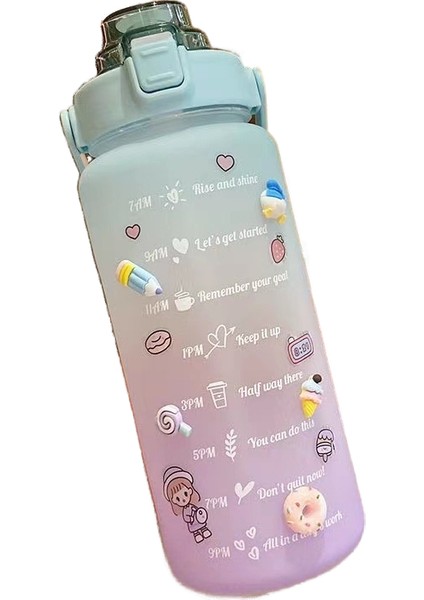 200ML Taşınabilir Su Matarası - Yeşil (Yurt Dışından)