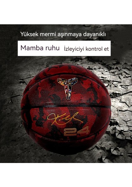 Basketbol Topu Kobe Bryant Black Mamba Sınırlı Sayıda Hatıra Modeli No. 5 Çocuk Oyunu Basketbol Iç ve Dış Mekan Basketbolu (Yurt Dışından)