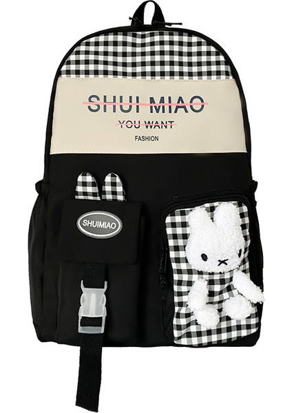 Yeni Pratik Sırt Çantası Kore Versiyonu Sevimli Karikatür Açık Seyahat Okul Çantası Taze Eğlence Büyük Kapasiteli Okul Sırt Çantası (Yurt Dışından)