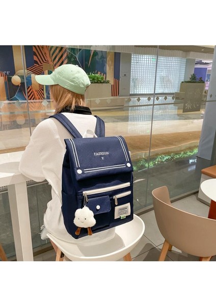 Yeni Sırt Çantası Ins Japon Kore Kolej Tarzı Okul Çantası Sevimli Tatlı Büyük Kapasiteli Okul Sırt Çantası (Yurt Dışından)