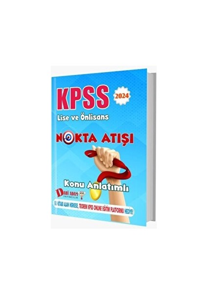 Kpss Lise ve Ön Lisansnokta Atışı Konu
