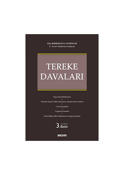 Tereke Davaları-Filiz Berberoğlu Yenipınar