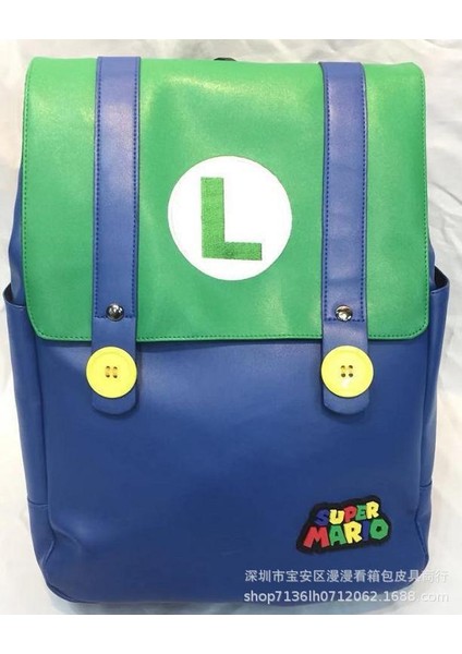 Yystore Erkek Sırt Çantası Harf Baskılı Klasik Oyun (Yurt Dışından)