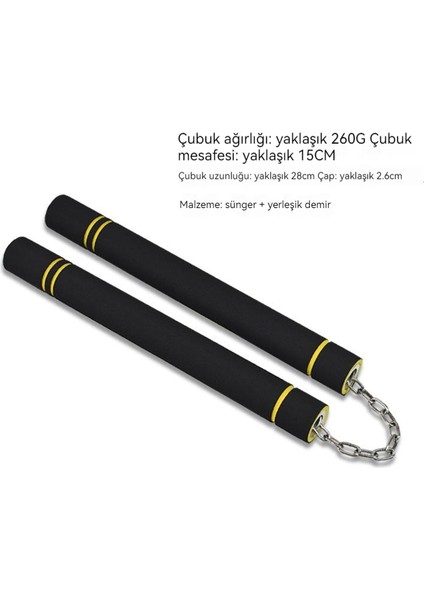 Nunchaku Uygulama Çubuğu Nunchaku Taekwondo Eğitim Performans Çubuğu (Yurt Dışından)