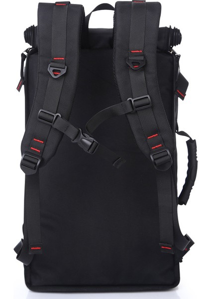 Erkek Seyahat Büyük Kapasiteli Sırt Çantası Üç Kullanılı Kilitli Su Geçirmez Sırt Çantası (Yurt Dışından) modelleri