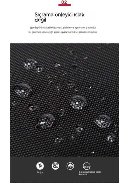 Erkek Seyahat Büyük Kapasiteli Sırt Çantası Üç Kullanılı Kilitli Su Geçirmez Sırt Çantası (Yurt Dışından) fırsatları