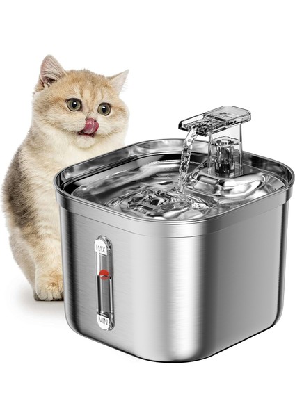 Kedi Paslanmaz Çelik Otomatik Sirkülasyon Su Pınarı (Yurt Dışından) modelleri