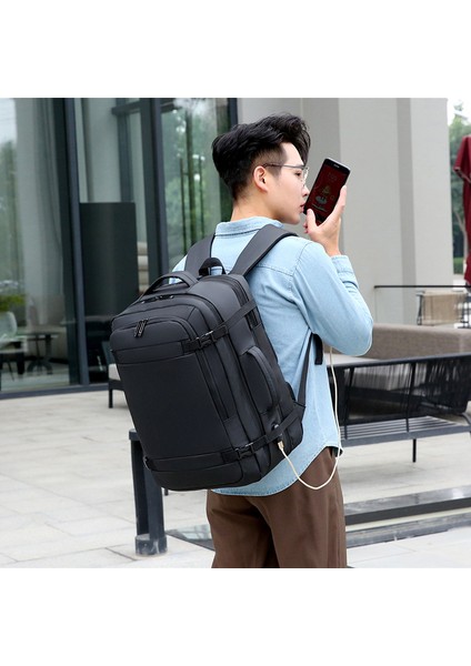 Erkek ve Kız Öğrenciler Için Çok Fonksiyonlu Bilgisayar Sırt Çantası, Oxford Kumaş Büyük Kapasiteli Sırt Çantası Açık Havada Seyahat (Yurt Dışından) fiyatları