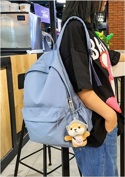 Erkekler ve Kadınlar Için Büyük Kapasiteli Sırt Çantası, Seyahat Naylon Okul Çantası (Yurt Dışından) modelleri