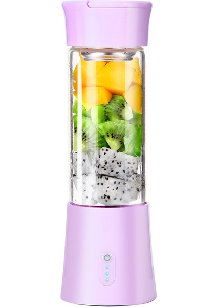 USB Şarj Kablosuz Meyve Blender Taşınabilir Mini Ev Elektrikli Meyve Sıkacağı (Yurt Dışından)