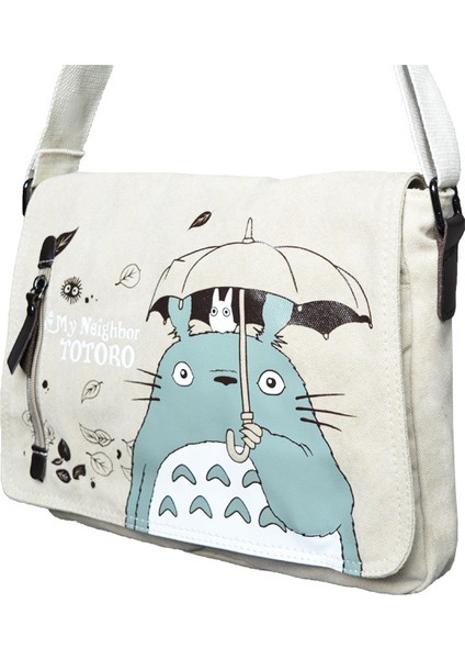 Anime Omuz Çantası Sırt Çantası Omuz Çantası Totoro Pamuklu Yıkama Tuval (Yurt Dışından)