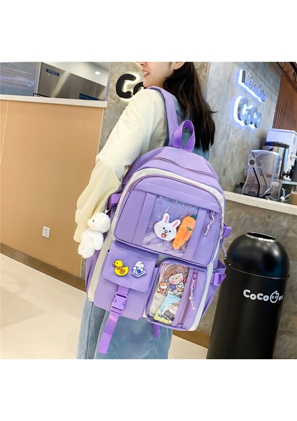 Kız Lise Öğrencileri Için Beş Parçalı Sırt Çantası (Yurt Dışından) fırsatları