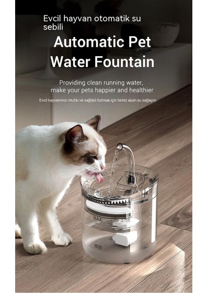 Pet Kediler Otomatik Döngü Filtresi Akıllı Pet Su Besleyici (Yurt Dışından) fırsatları