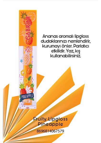 Fruity Lipgloss Pineapple