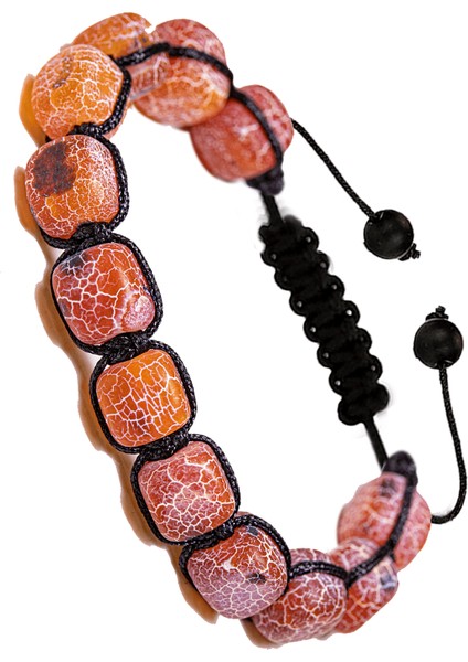 Sertifikalı Küp Kesim Damarlı Kırmızı Akik Taşı Bileklik fiyatları