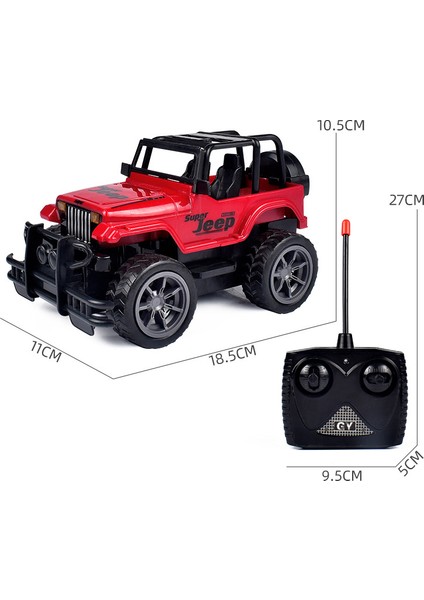 Uzaktan Kumandalı Araba, Uzaktan Kumandalı Arazi Aracı Oyuncağı, Işıklı Jeep Uzaktan Kumandalı Araba (Yurt Dışından)