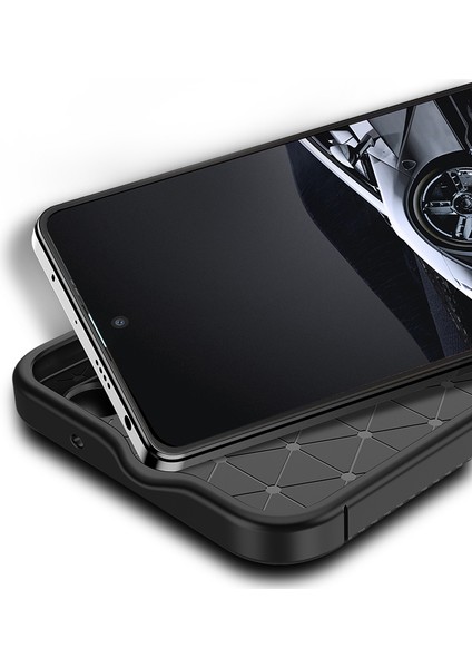 Xiaomi Redmi Note 12 Pro 5g Uyumlu Deep Dizayn Auto Focus Tasarımlı Karbon Dizayn Kılıf