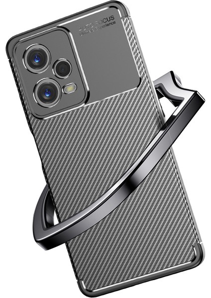 Xiaomi Redmi Note 12 Pro 5g Uyumlu Deep Dizayn Auto Focus Tasarımlı Karbon Dizayn Kılıf