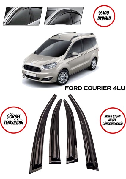 Ford Courier Cam Rüzgarlığı 4lü Takım