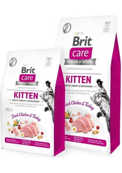 Hipoalerjenik Kitten Tahılsız Tavuk ve Hindili Yavru Kedi Maması 7 kg - Farmapets