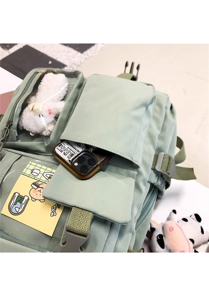 Sırt Tam Kollu Kolye Kadın Lise Öğrencisi Okul Oxford Kumaş Tarzı Sırt Çantası (Yurt Dışından) fırsatları