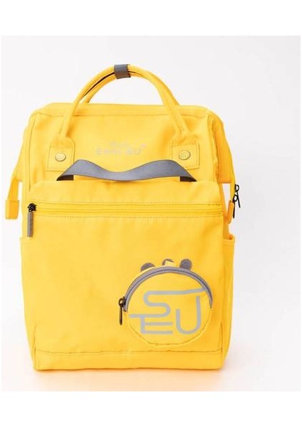 Macaron Tuval Öğrenci Sırt Çantası (Yurt Dışından)