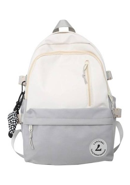 2 Parça Ortaokul Öğrencisi Lise Öğrencisi Büyük Kapasiteli Sırt Çantası (Yurt Dışından)